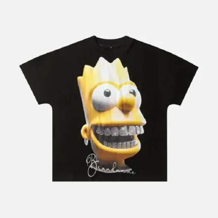 Black Billionaire Studios Simpson Big Face Graphic Tee
