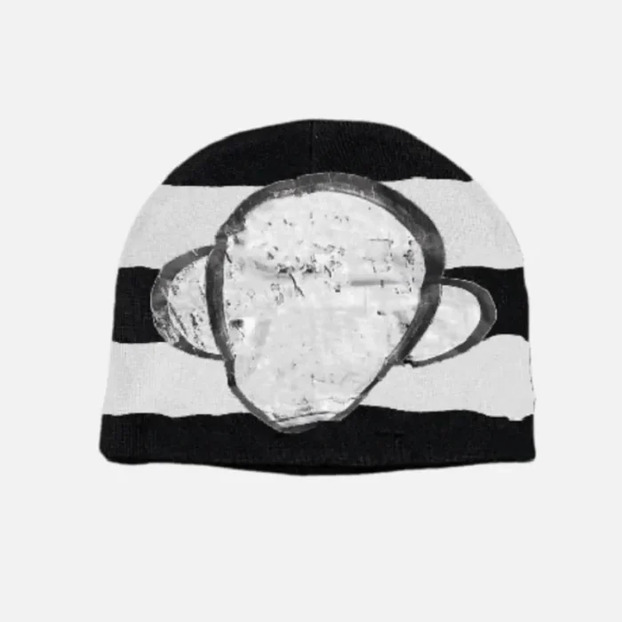 Black/White Billionaire Studios Bluto Orb Beanie Back
