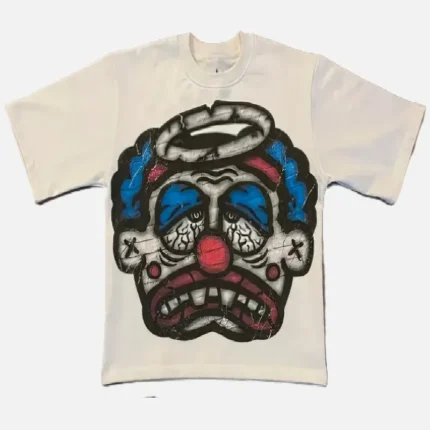 Cream Billionaire Studios Sad Jocker Face Tee