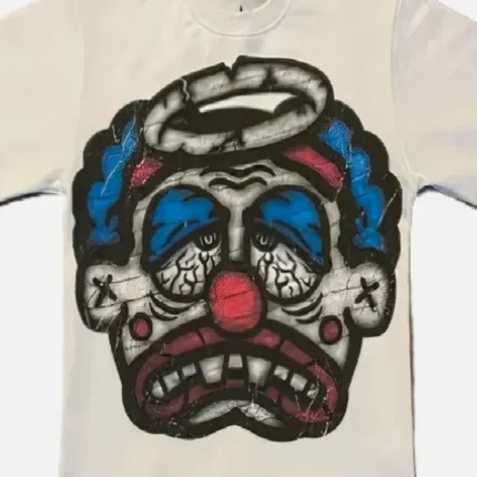 Cream Billionaire Studios Sad Jocker Face Tee View