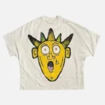 White Billionaire Studios Yellow Logo Tee