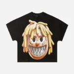 Off Black Billionaire Studios Head Print Short Sleeve Tee