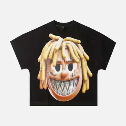 Off Black Billionaire Studios Head Print Short Sleeve Tee