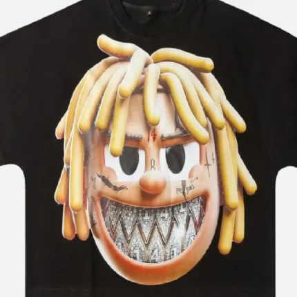 Off Black Billionaire Studios Head Print Short Sleeve Tee View