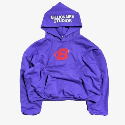 Purple Billionaire Studios Blood Stain B Hoodie