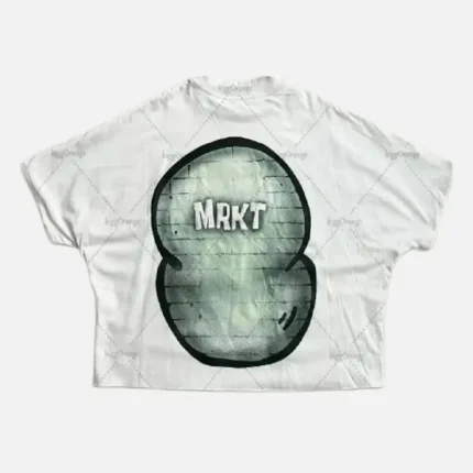 White Billionaire Studios Big Nose Face Logo Tee Back