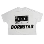 White Billionaire Studios Bornstar Tape Tee