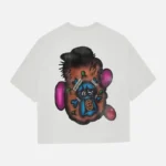 White Billionaire Studios Greedy Face T-shirt Back