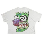 White Billionaire Studios Hypno Eggplant Tee