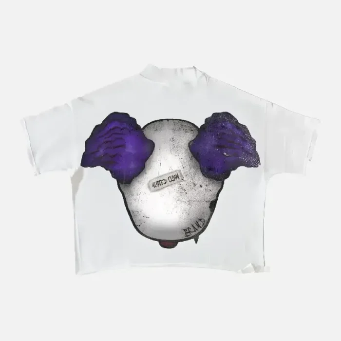 White Billionaire Studios Jocker Face Tee Back