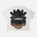 White Billionaire Studios Mobius Face Tee Shirt Back