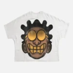 White Billionaire Studios Mobius Face Tee Shirt