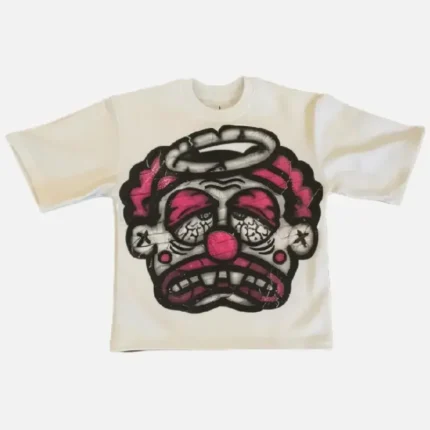 White Billionaire Studios Sad Jocker Face Tee