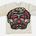 White Billionaire Studios Sad Jocker Face Tee Logo