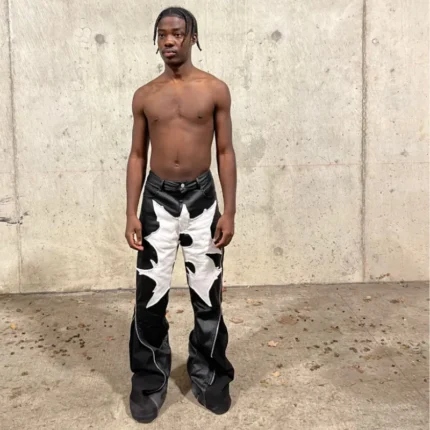 Black Billionaire Studios Bluto Stardom Leather Pants View